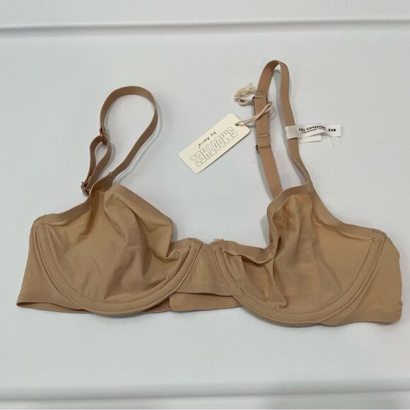 NWT Aerie Smoothez Full Coverage Unlined Bra in Sands Size 32B - Picture 2 of 8
